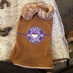 Dog costume - puppy latte